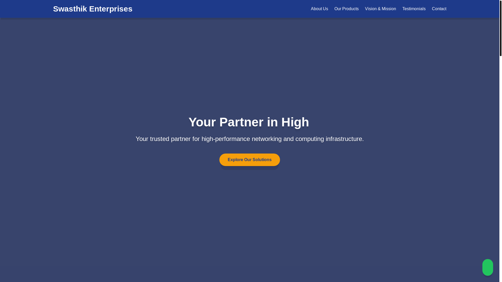 website screenshot of https://swasthikenp.com/