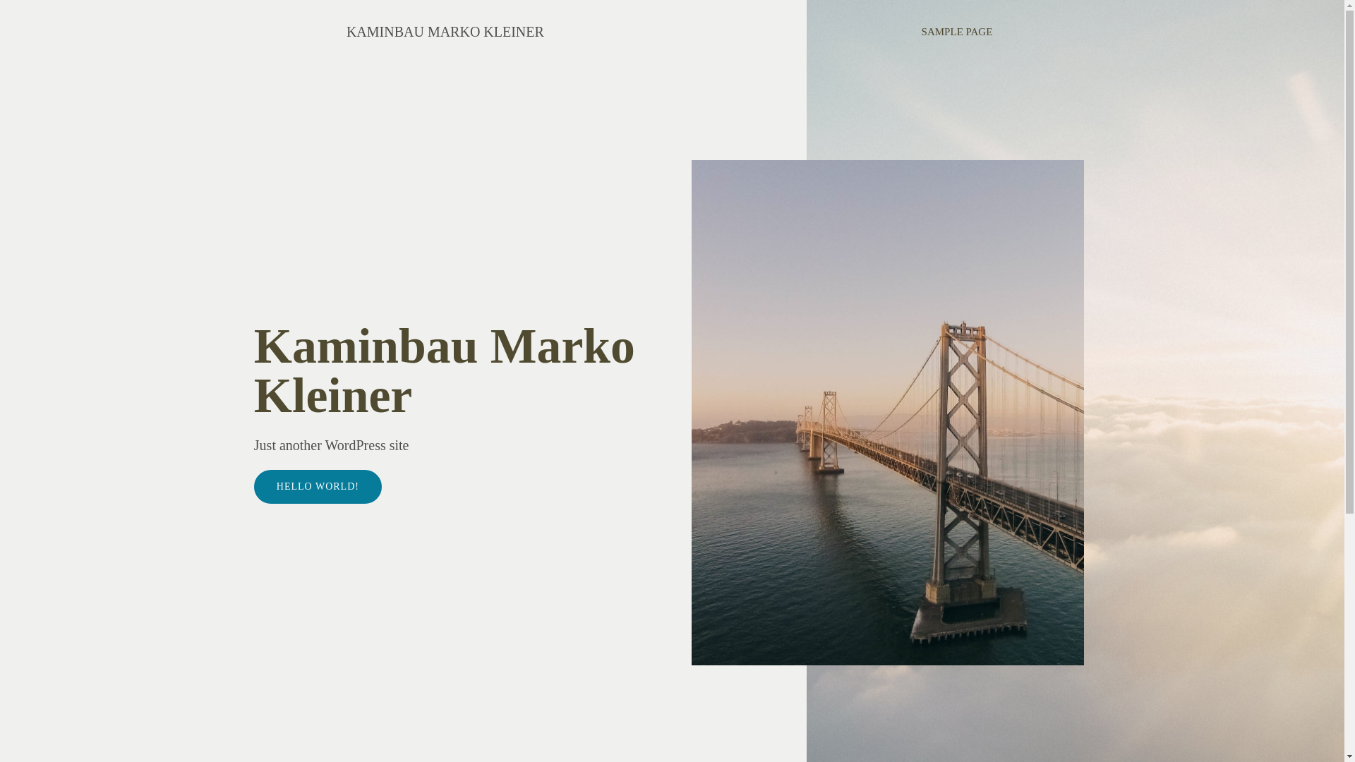 website screenshot of https://kaminbau-marko-kleiner.de/