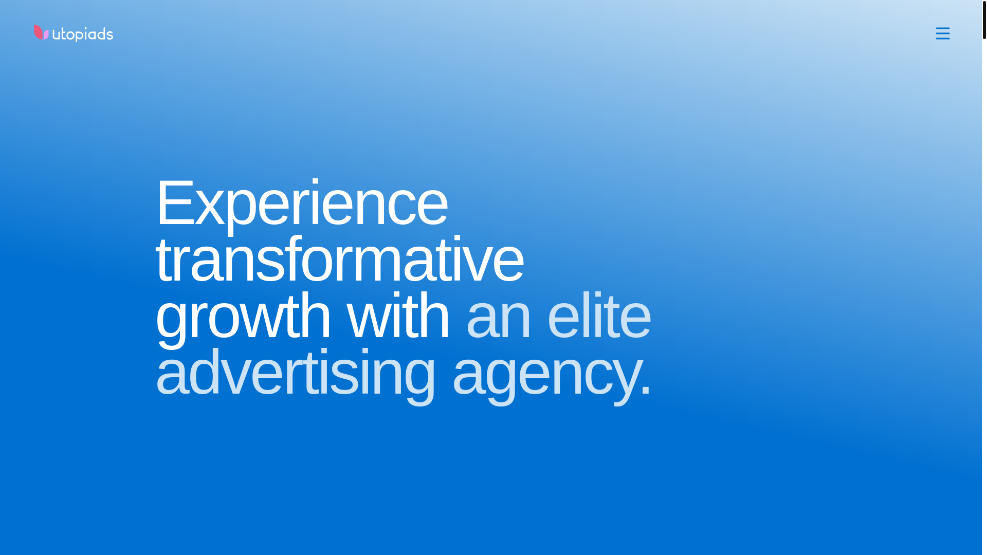 website screenshot of https://utopiadsseek.com/