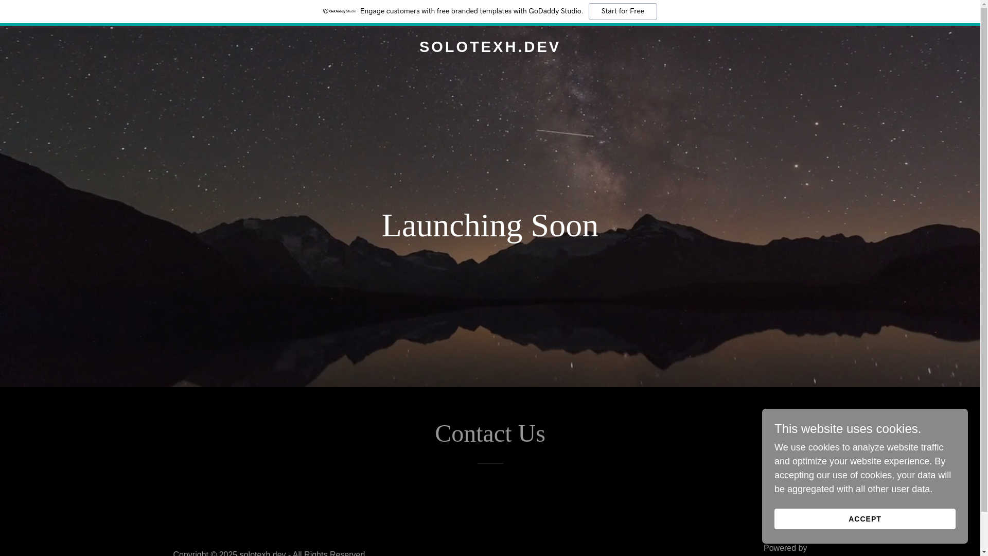 website screenshot of https://solotexh.dev/