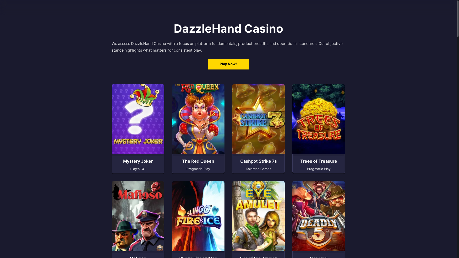 website screenshot of https://dazzle-hand-com.pages.dev/