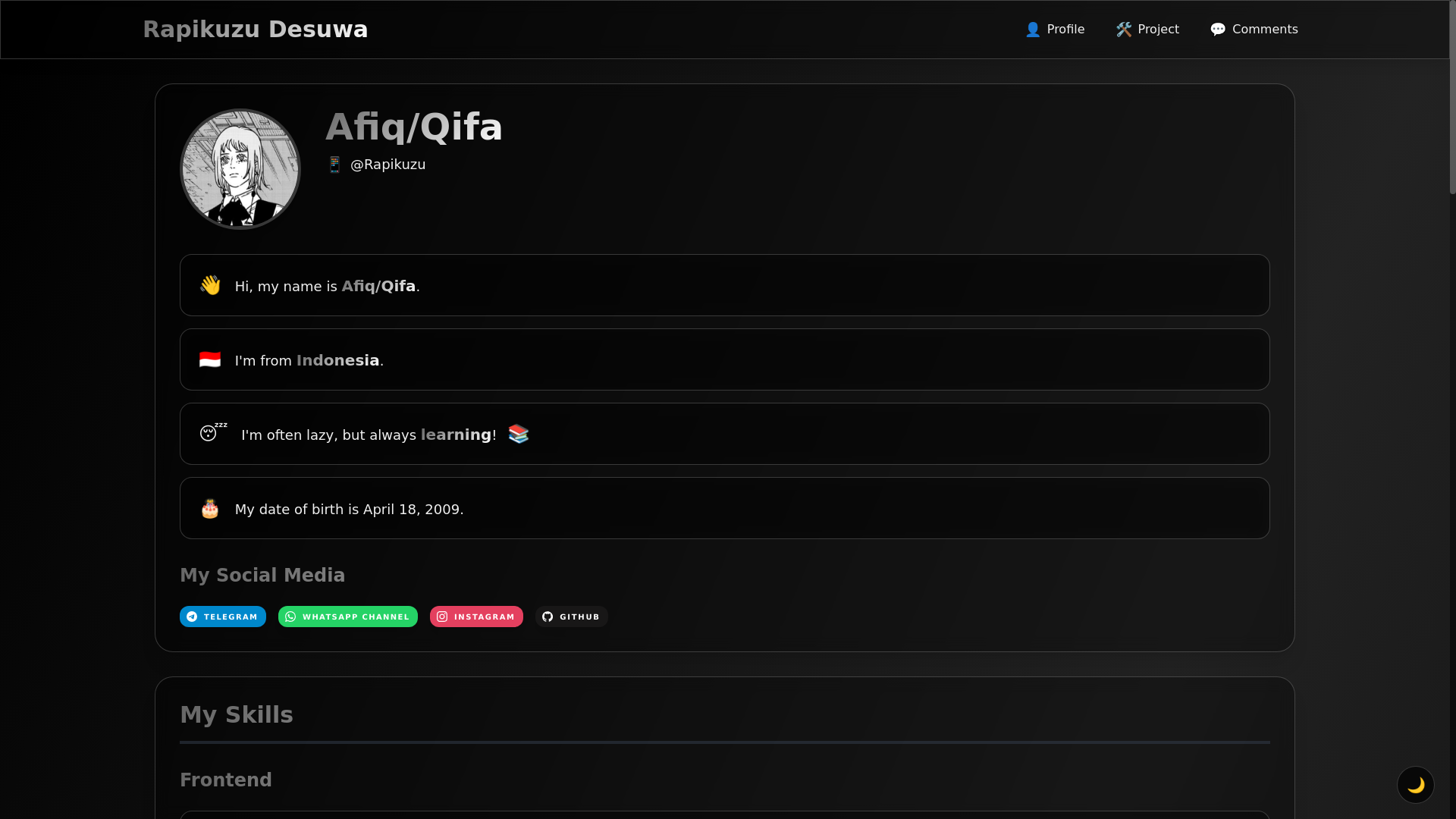 website screenshot of https://iyaynajja.biz.id/