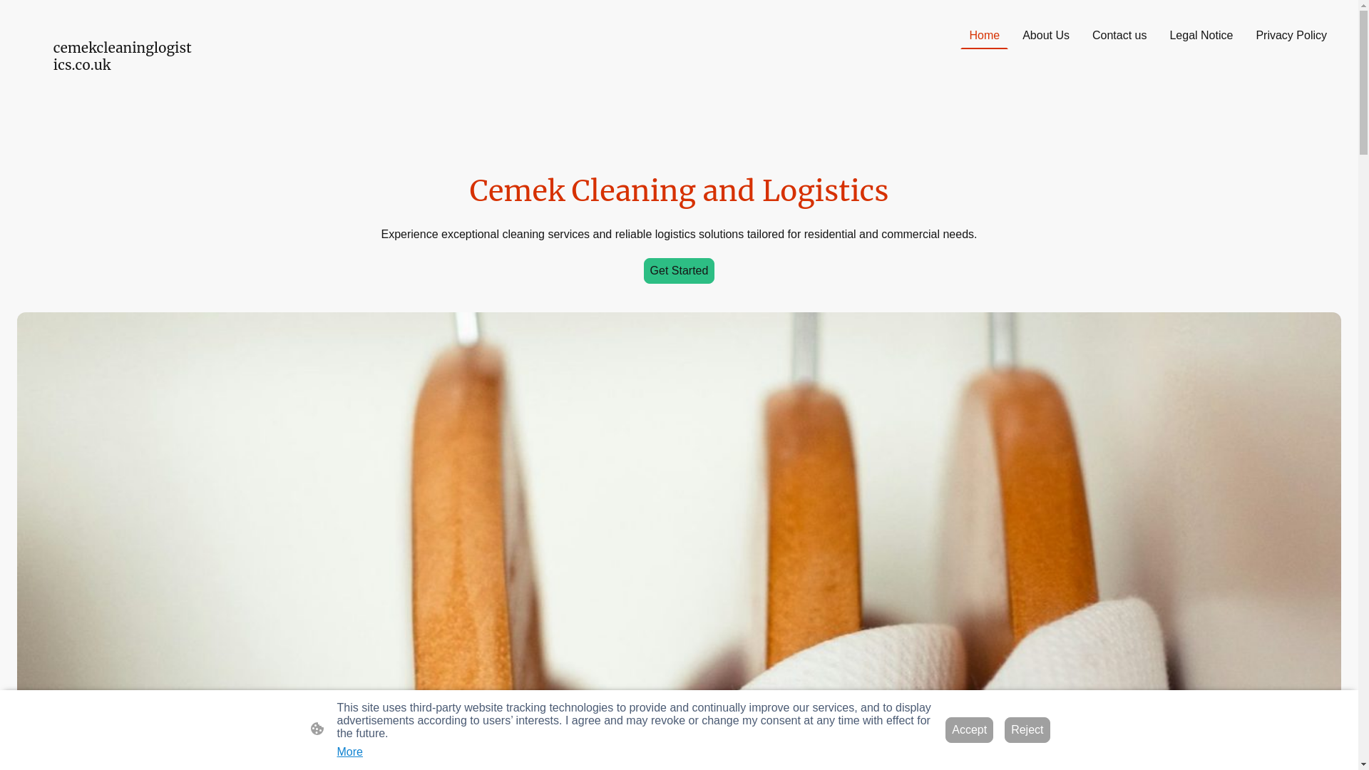 website screenshot of https://cemekcleaninglogistics.co.uk/