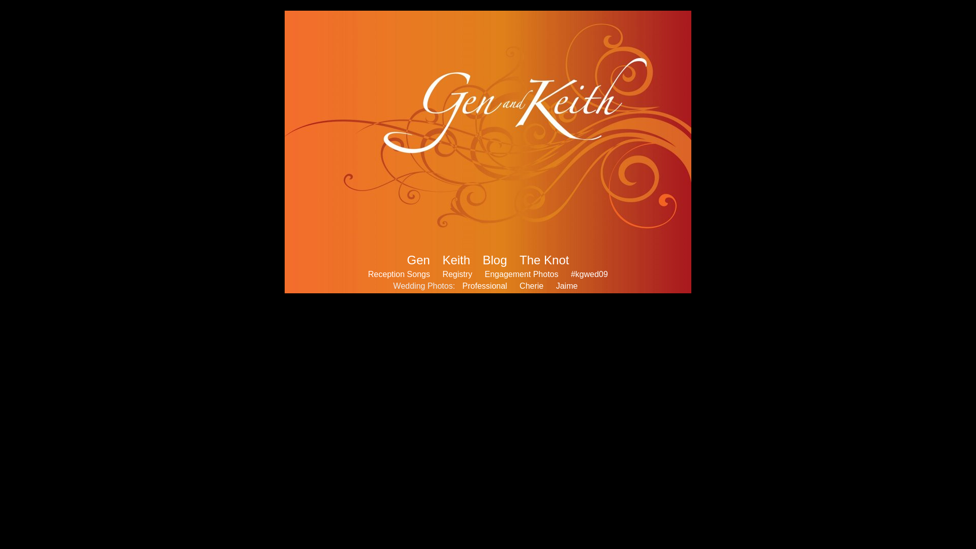 website screenshot of https://genandkeith.pages.dev/