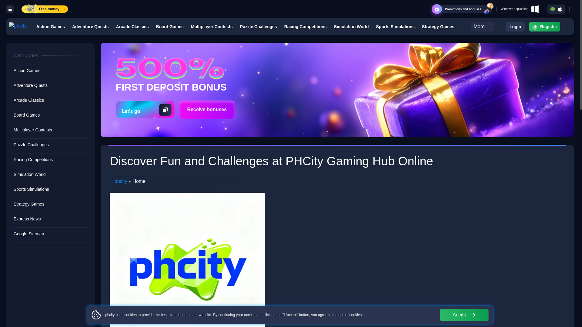 website screenshot of https://phcityplus.com/