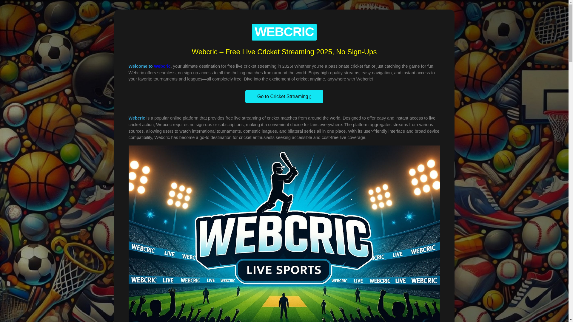 website screenshot of https://webcric-fit-kg9.pages.dev/