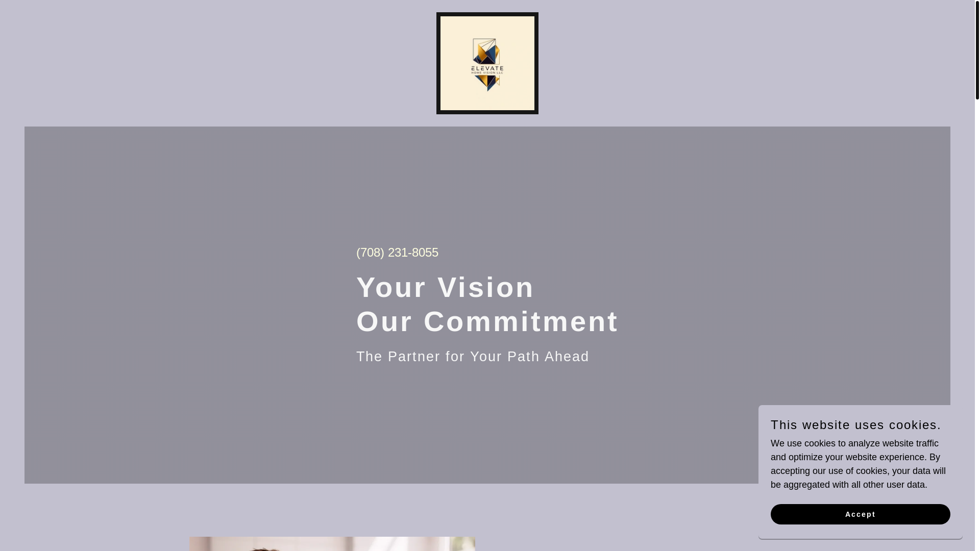 website screenshot of https://elhomevision.com/