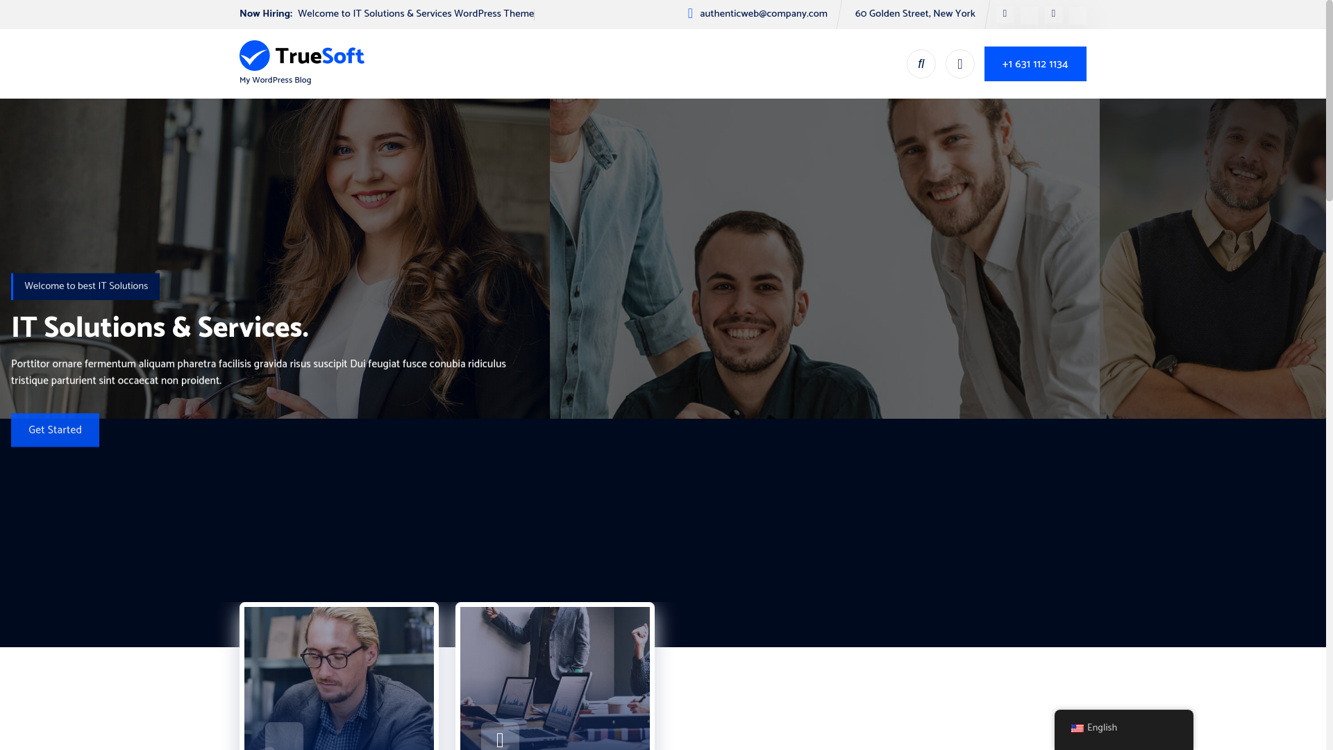 website screenshot of https://authenticdev.tech/