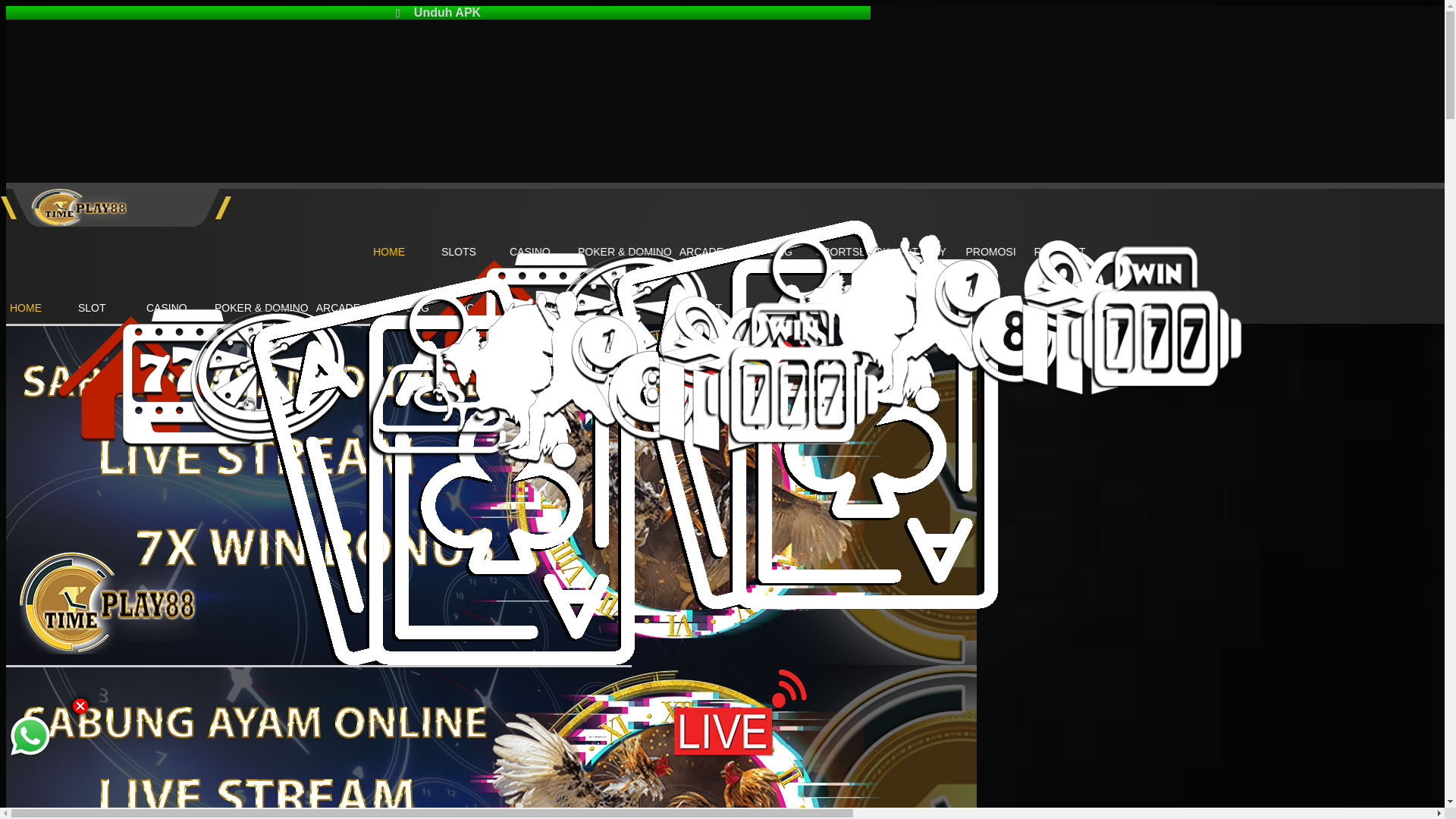 website screenshot of https://timeplay88.us/