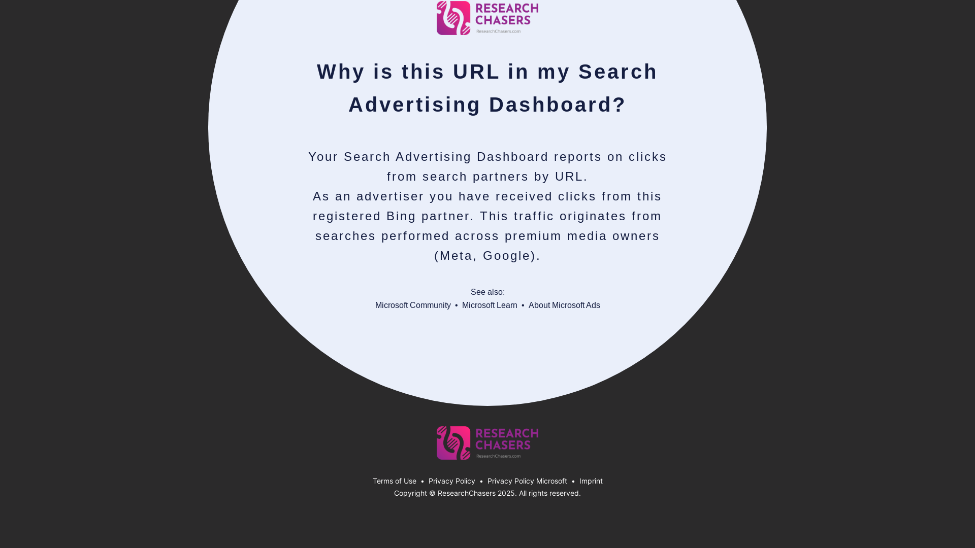 website screenshot of https://researchchasers.pages.dev/