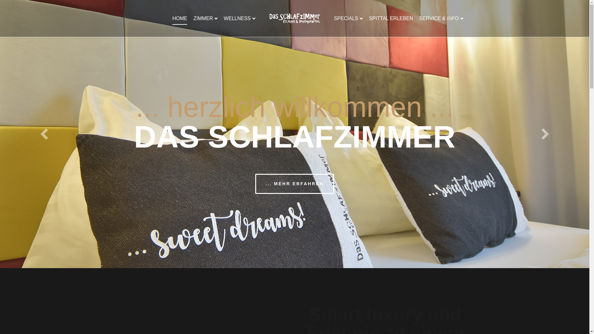 website screenshot of https://das-schlafzimmer.at/