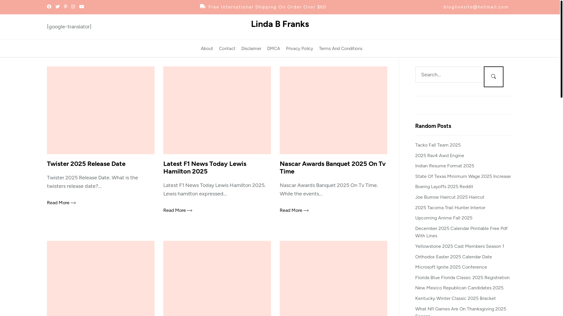 website screenshot of https://lindabfrankse.pages.dev/