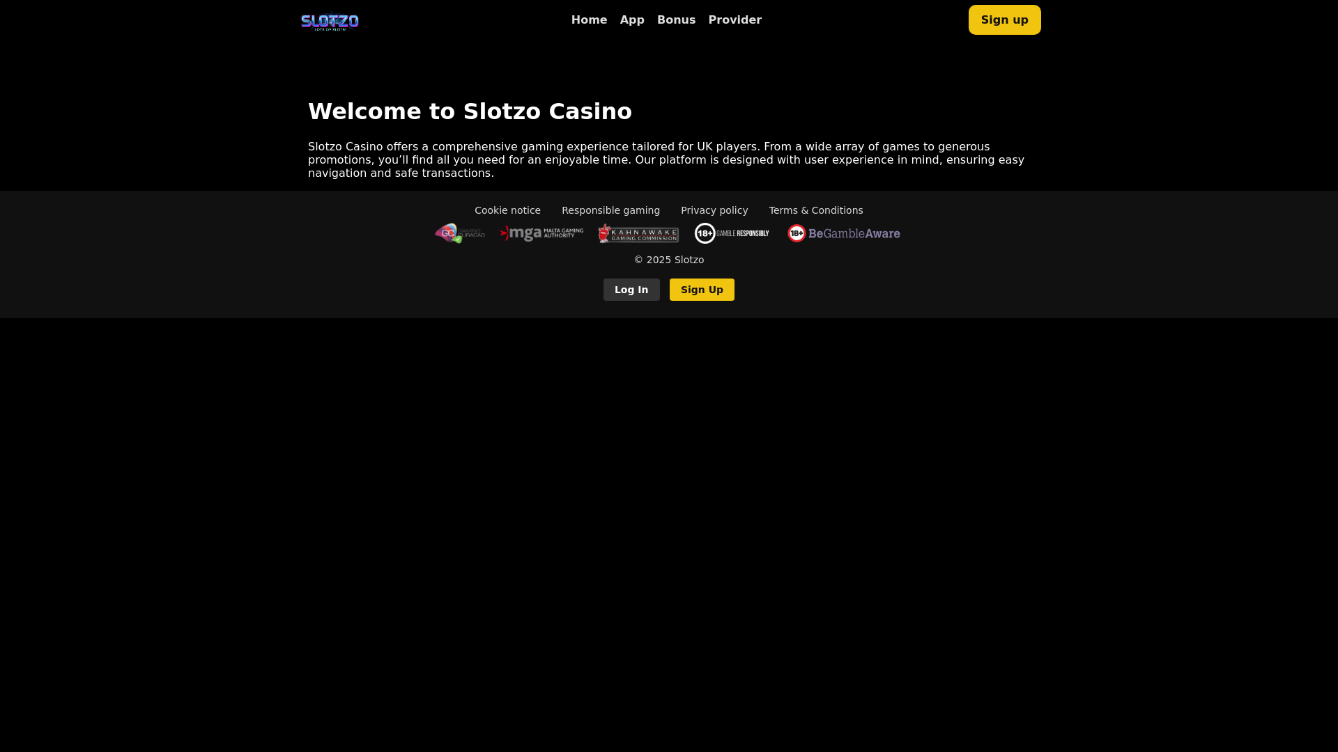 website screenshot of https://slotzo-vip.pages.dev/