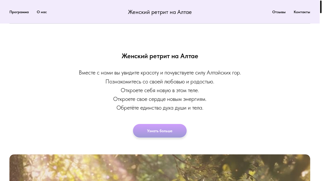 website screenshot of https://retritnaaltay.ru/