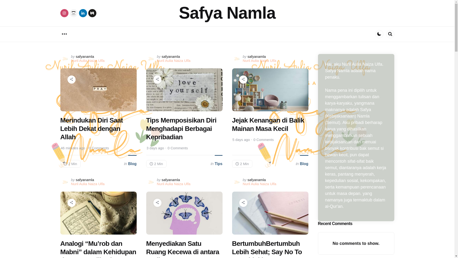 website screenshot of https://safyanamla.com/