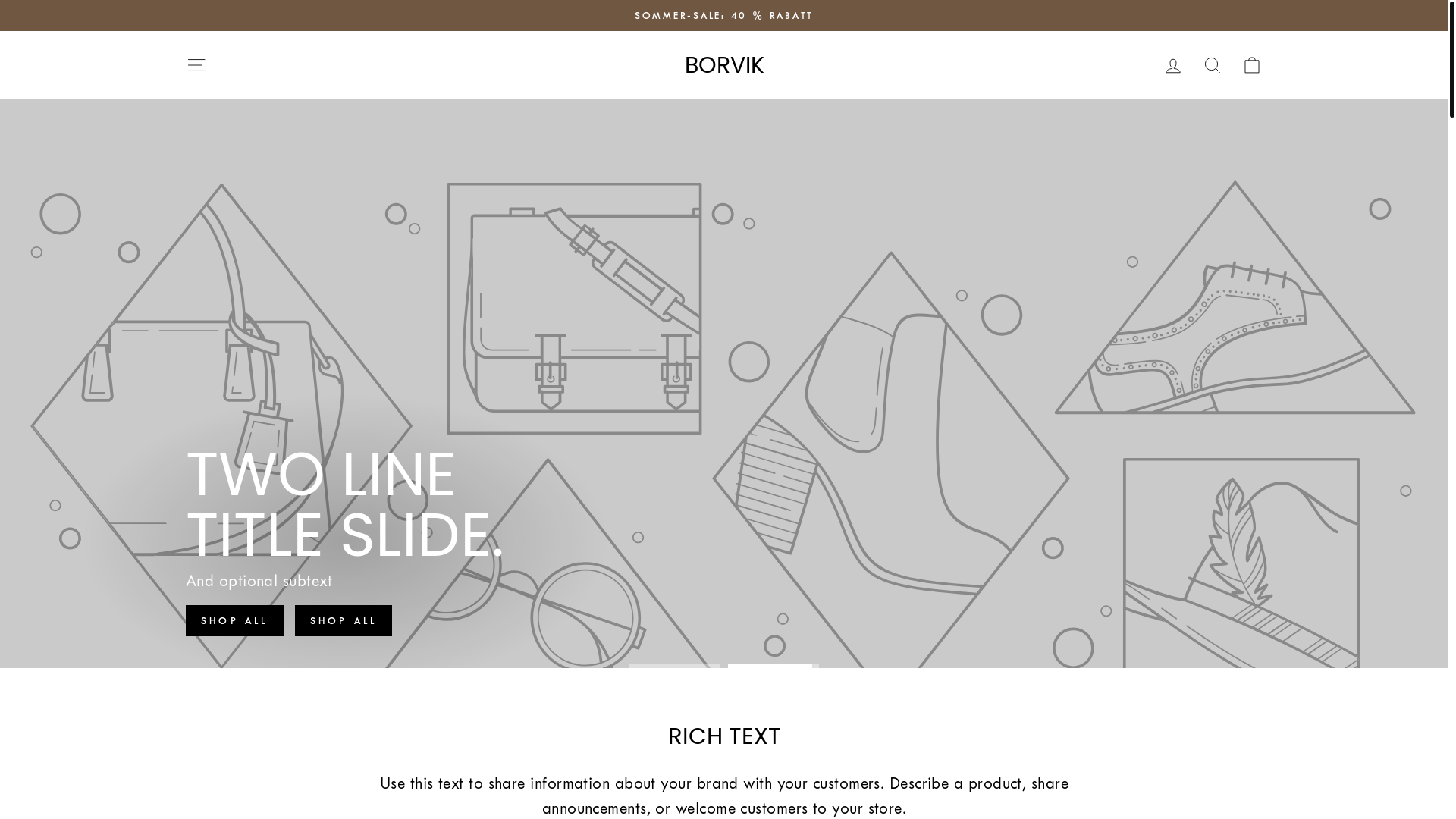 website screenshot of https://borvik.de/