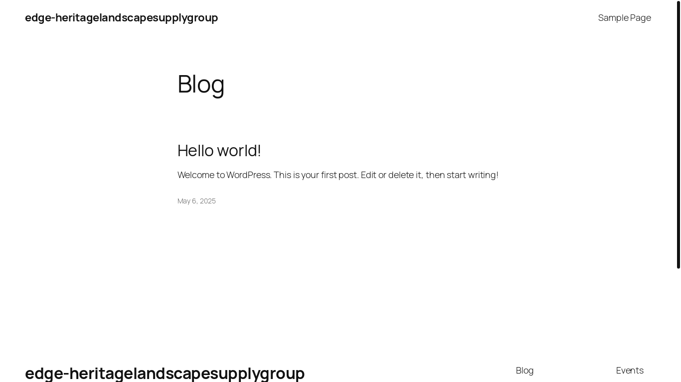 website screenshot of https://edge-heritagelandscapesupplygroup.com/