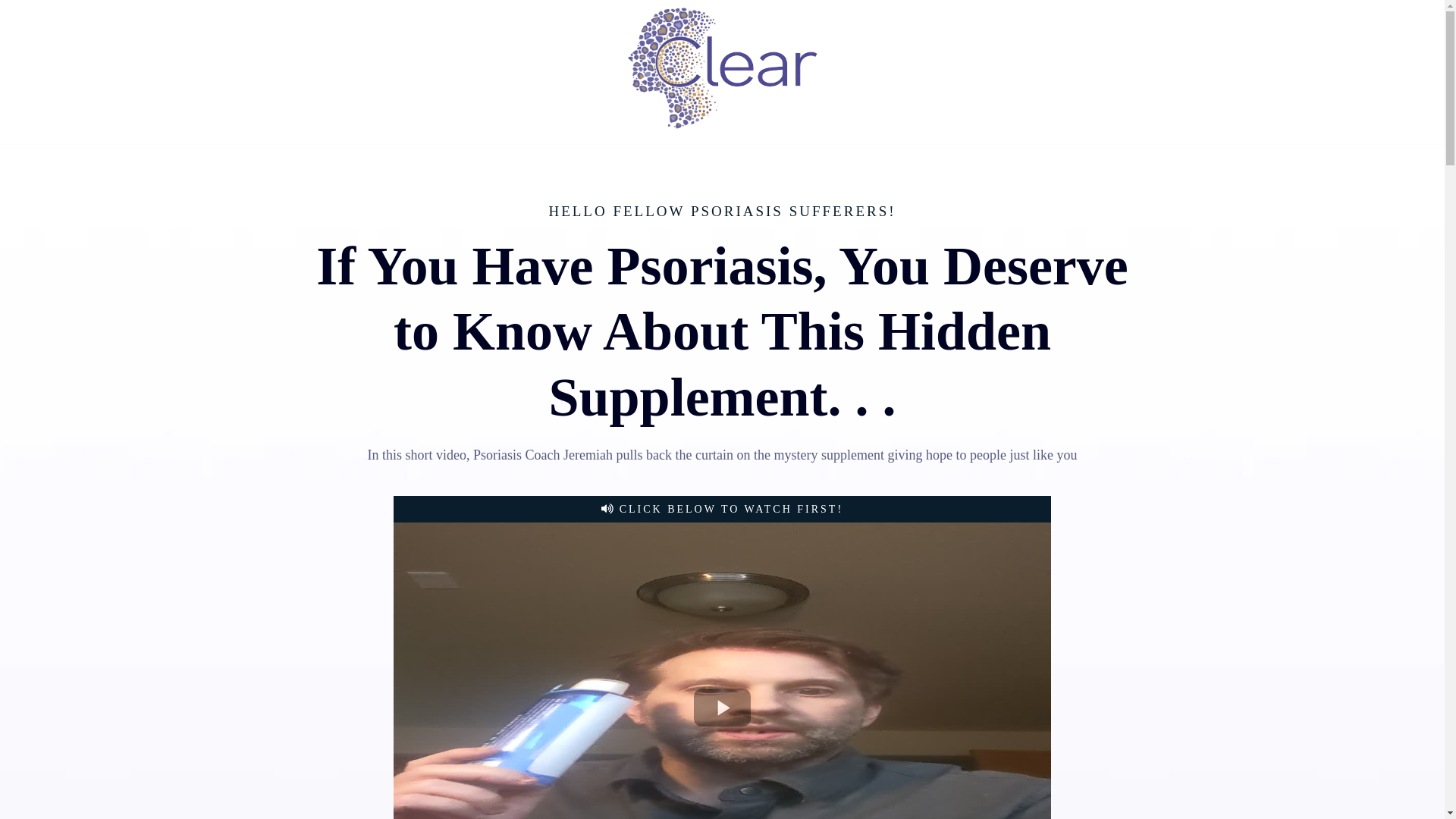 website screenshot of https://clearpsoriasis.today/