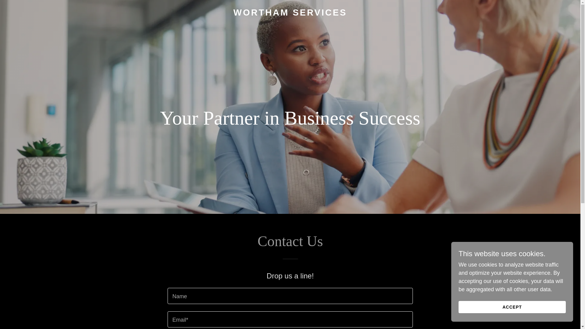 website screenshot of https://worthamservices.net/