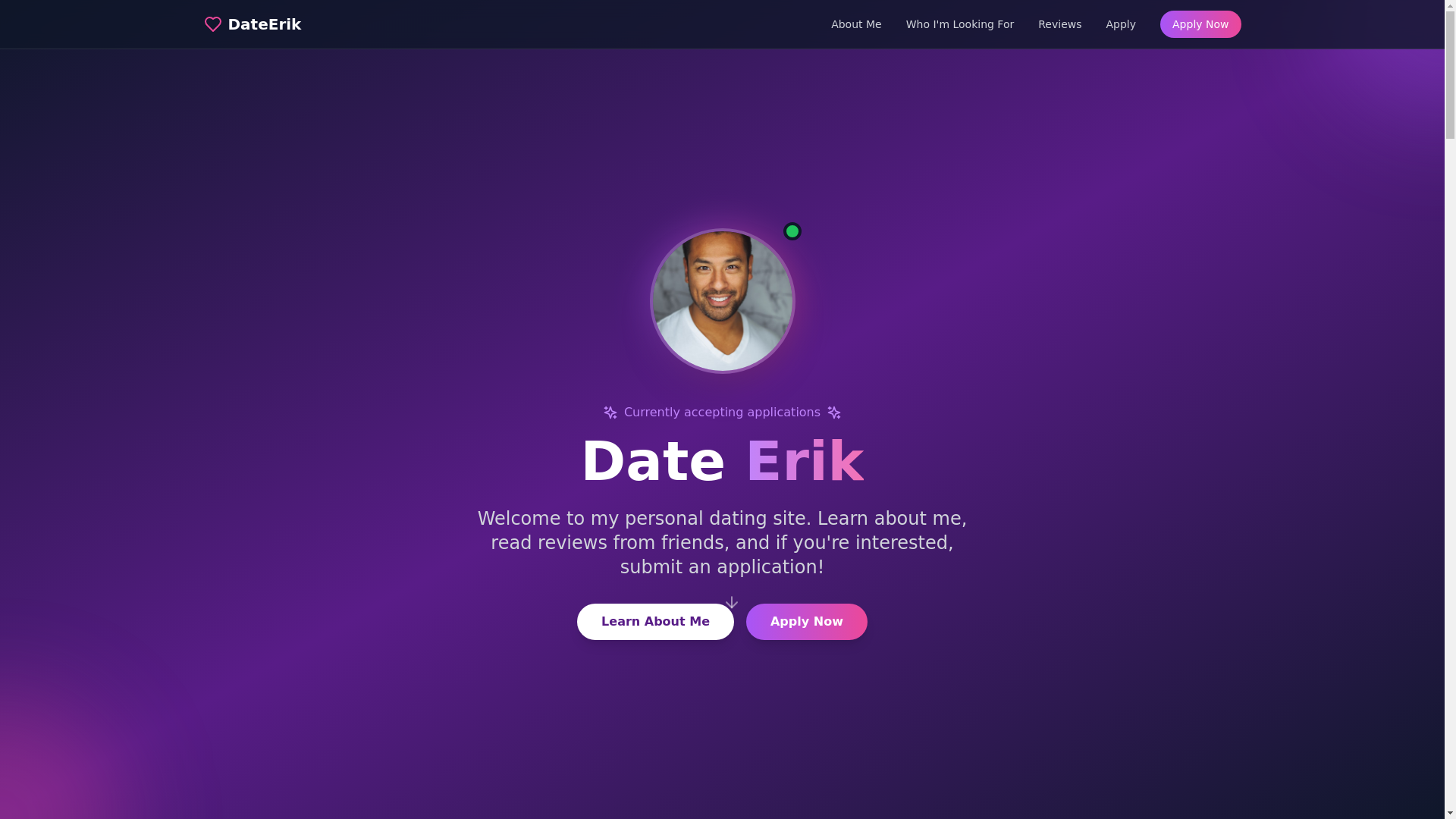 website screenshot of https://dateerik.pages.dev/