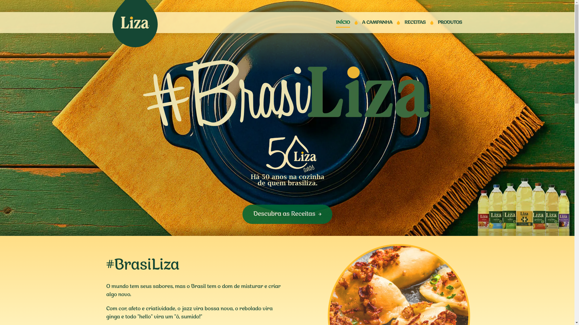 website screenshot of https://site-brasiliza-receitas.pages.dev/