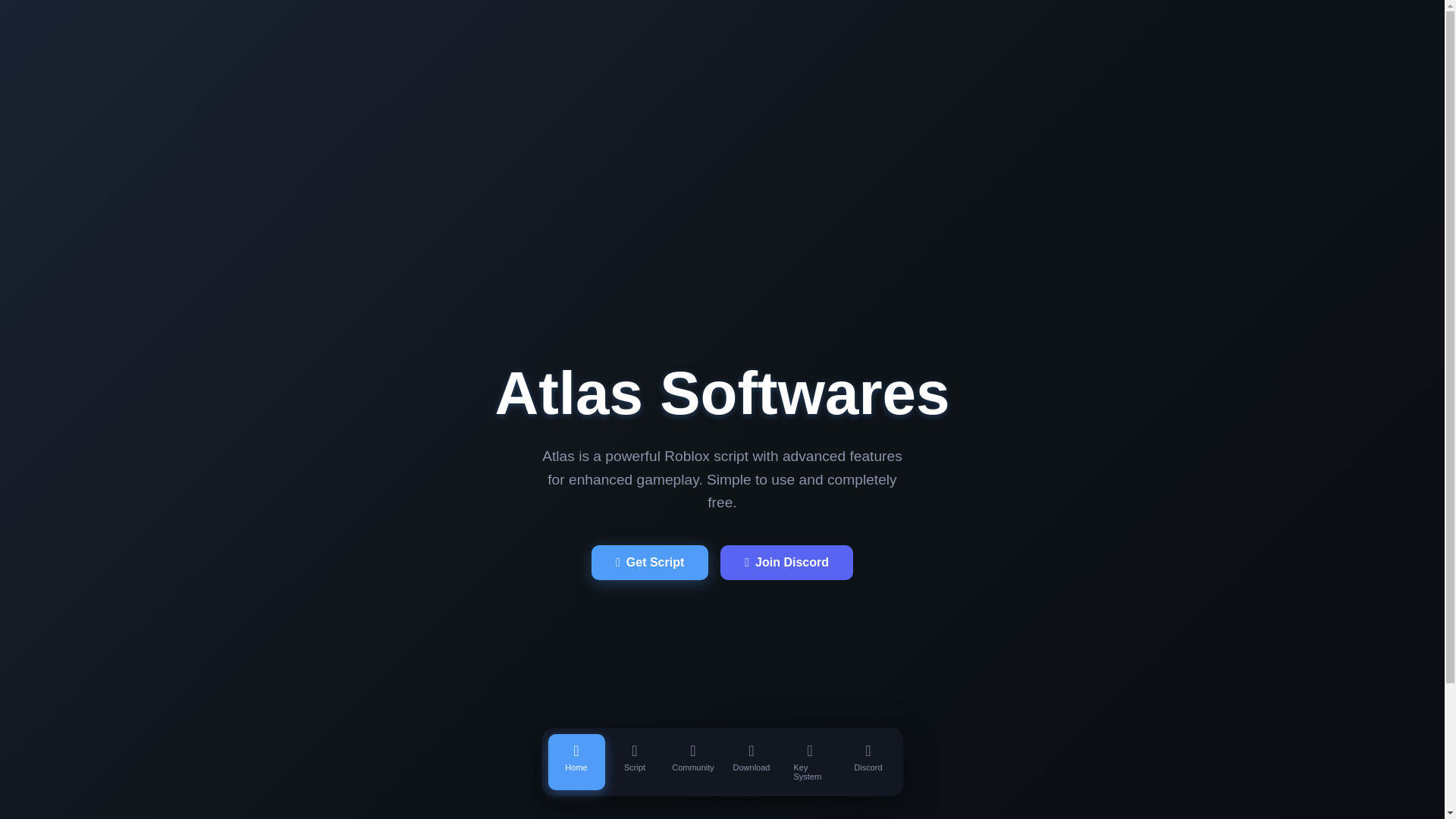 website screenshot of https://atlassoftwares.pages.dev/