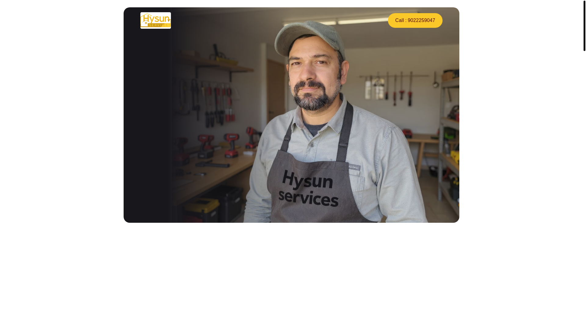 website screenshot of https://hysunservices.ca/