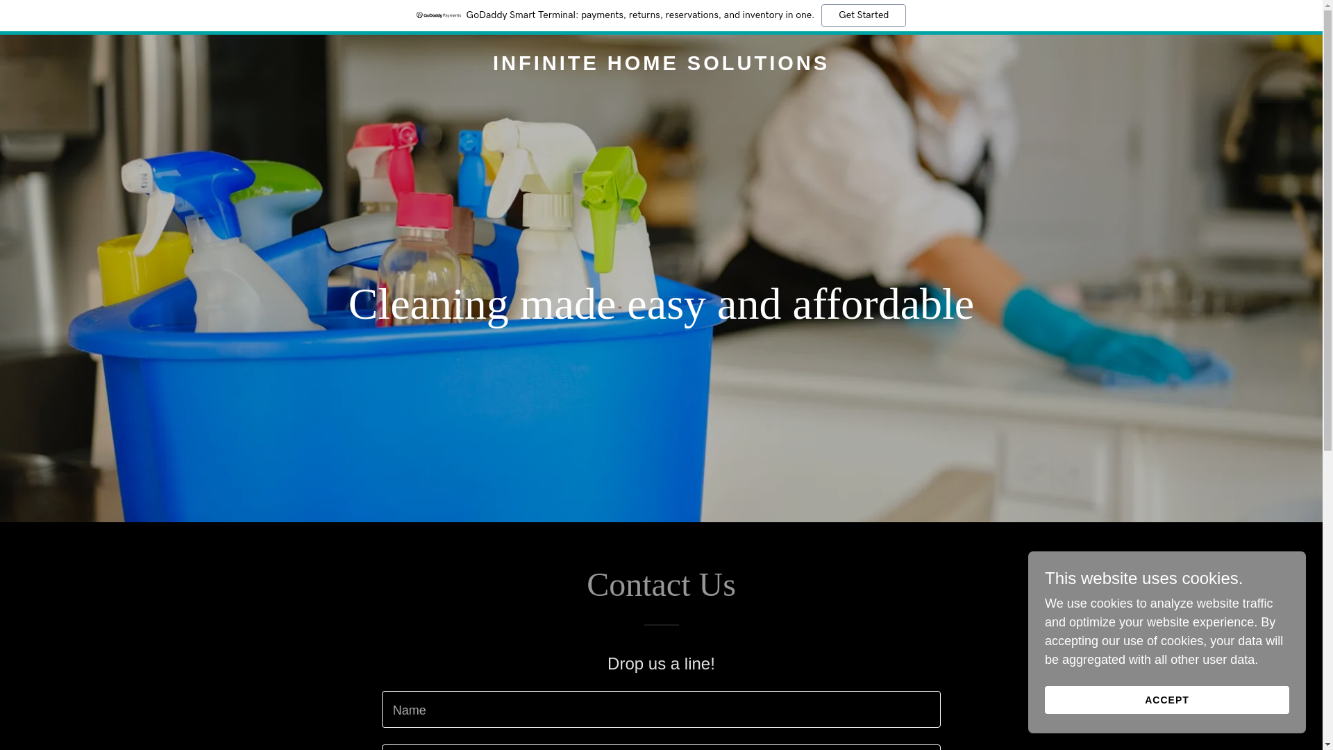 website screenshot of https://john-infinite.com/