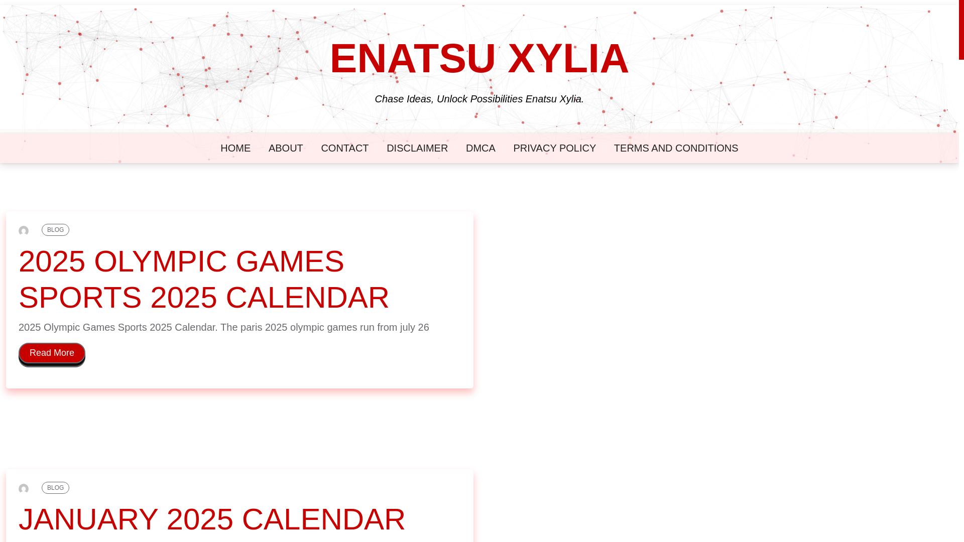 website screenshot of https://enatsuxylia.pages.dev/