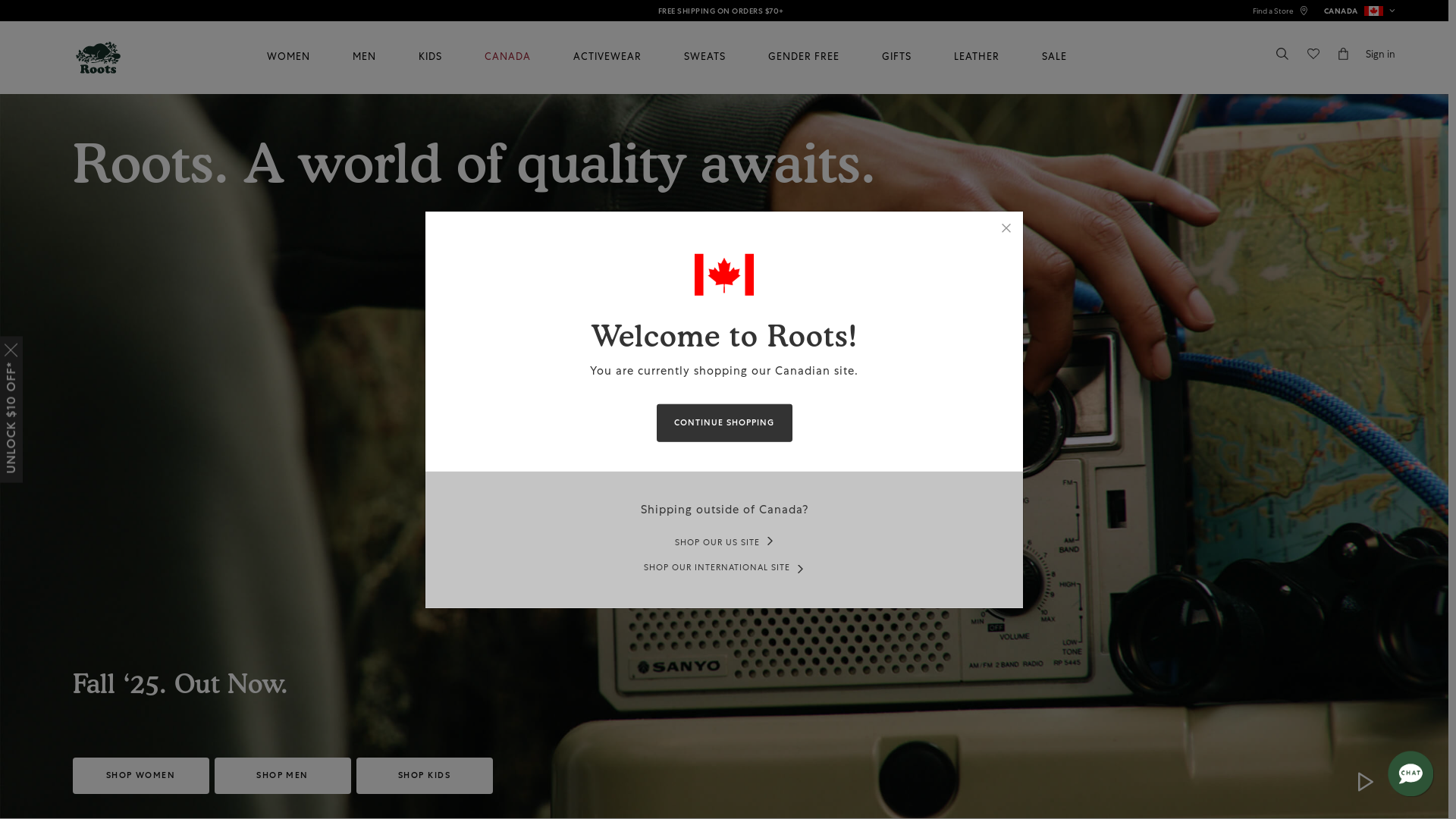 website screenshot of https://www.roots.com/ca/en/