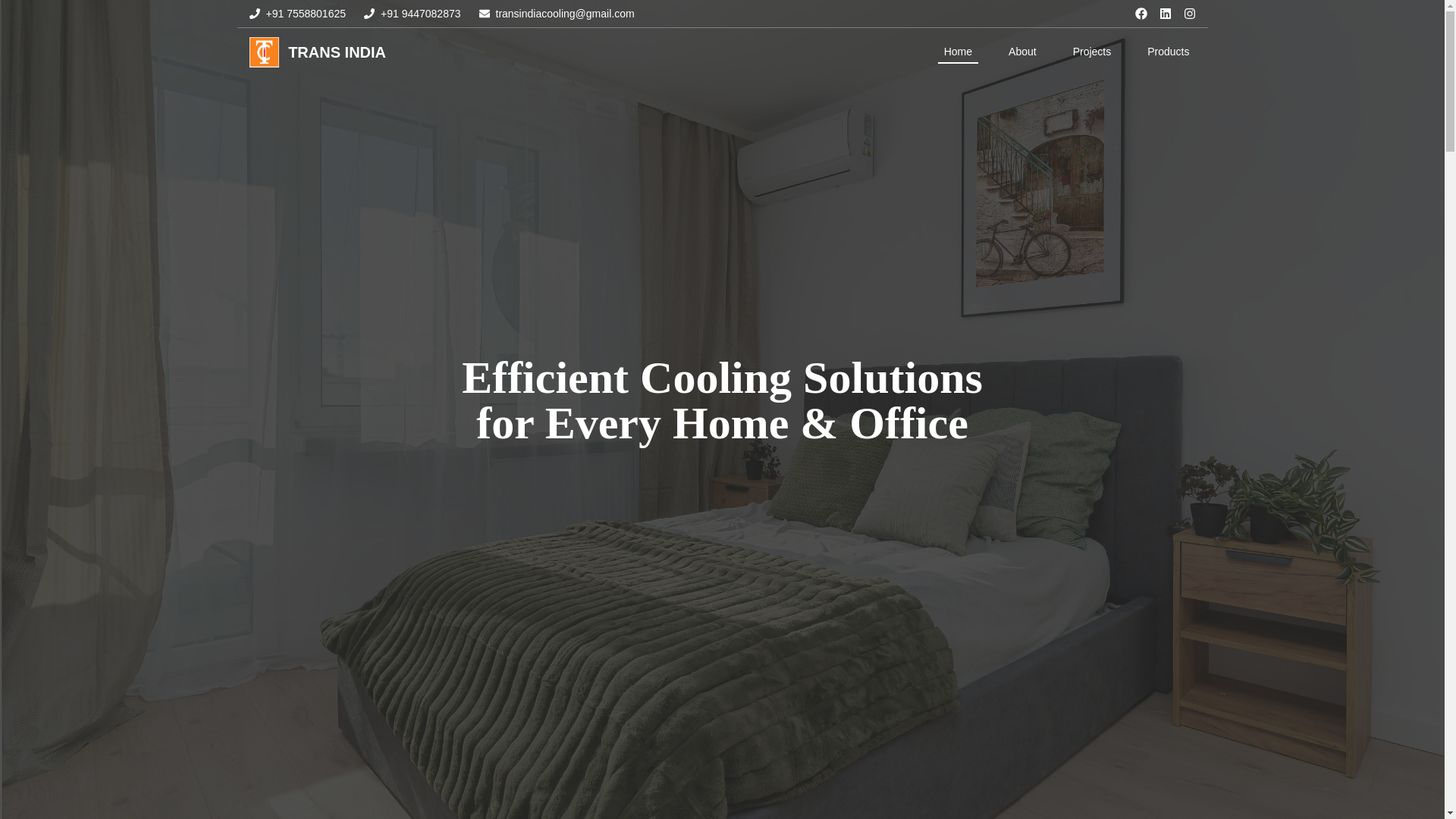 website screenshot of https://trans-india.pages.dev/
