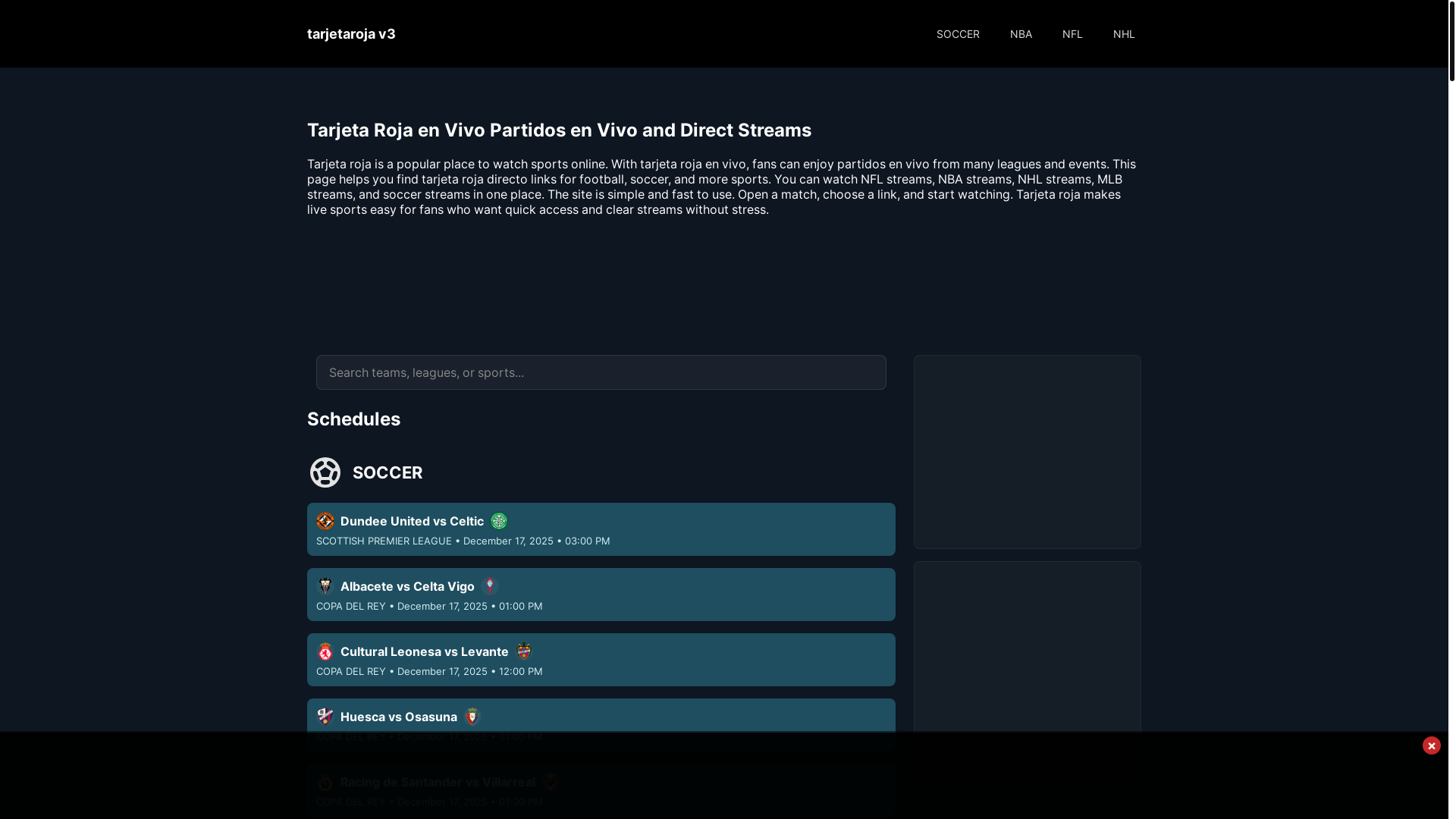 website screenshot of https://tarjetaroja-site.pages.dev/