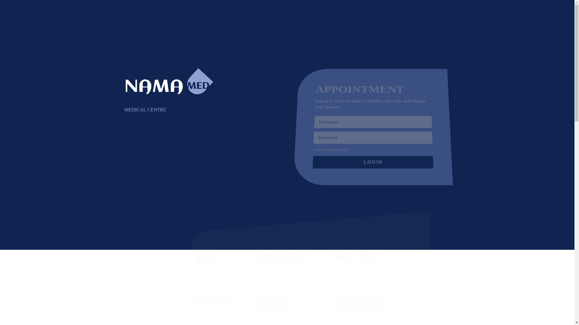 website screenshot of https://nama.med/