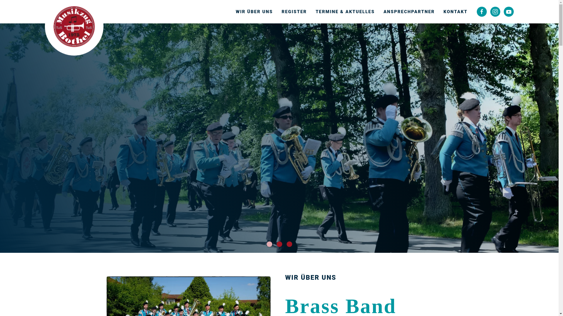 website screenshot of https://brassbandbothel.de/
