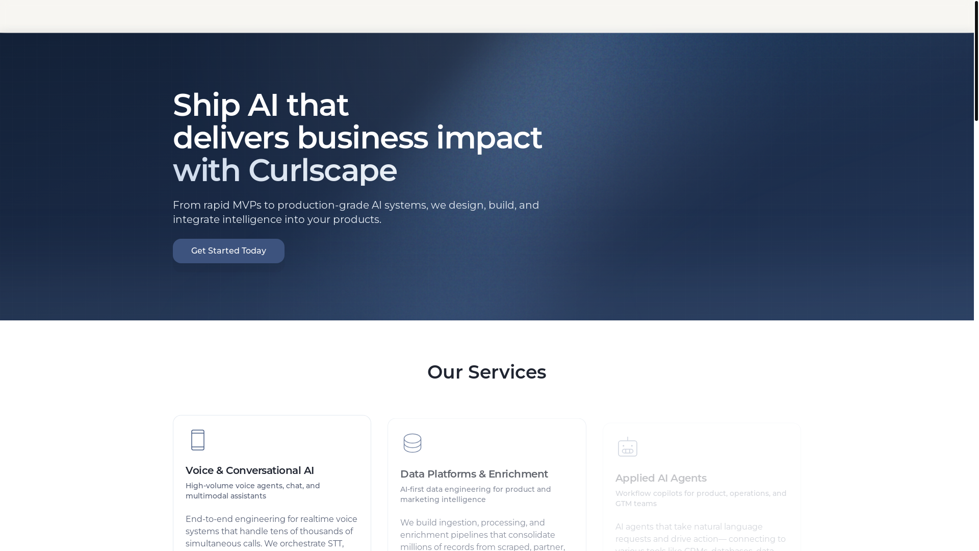 website screenshot of https://cybercurlscape.org/