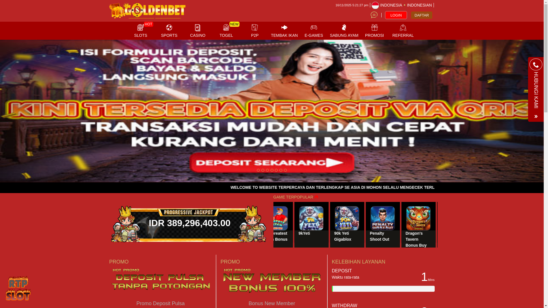 website screenshot of https://goldenbett.xyz/