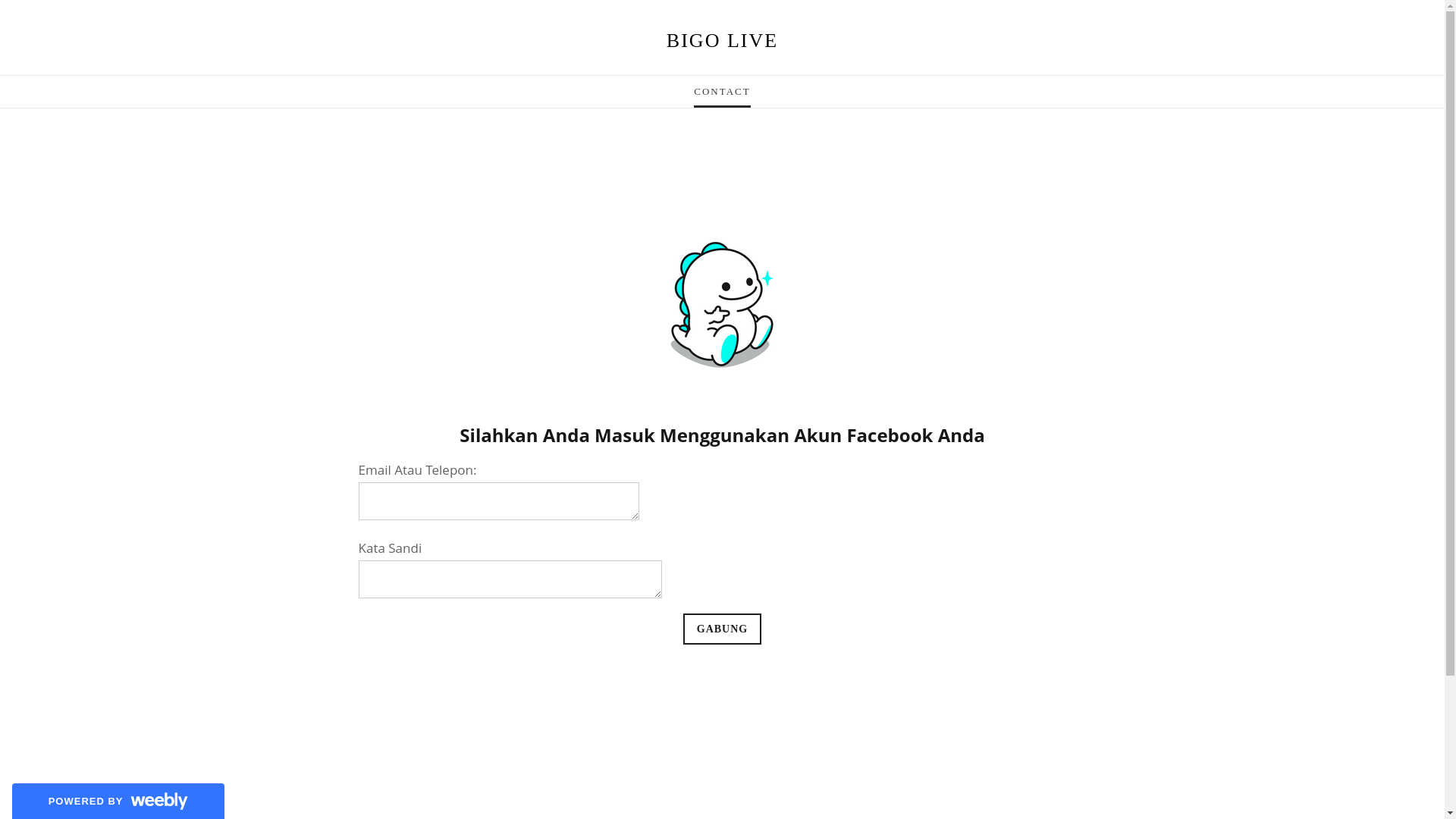 website screenshot of https://live-pribadi-883.weebly.com/