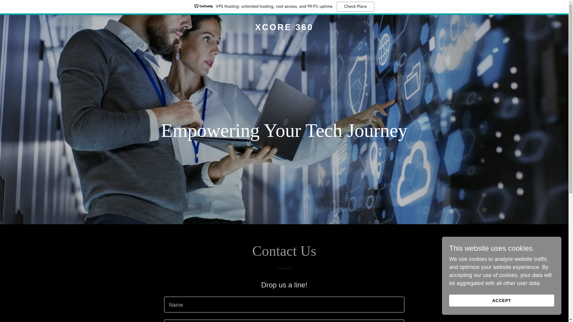 website screenshot of https://xcore360.com/