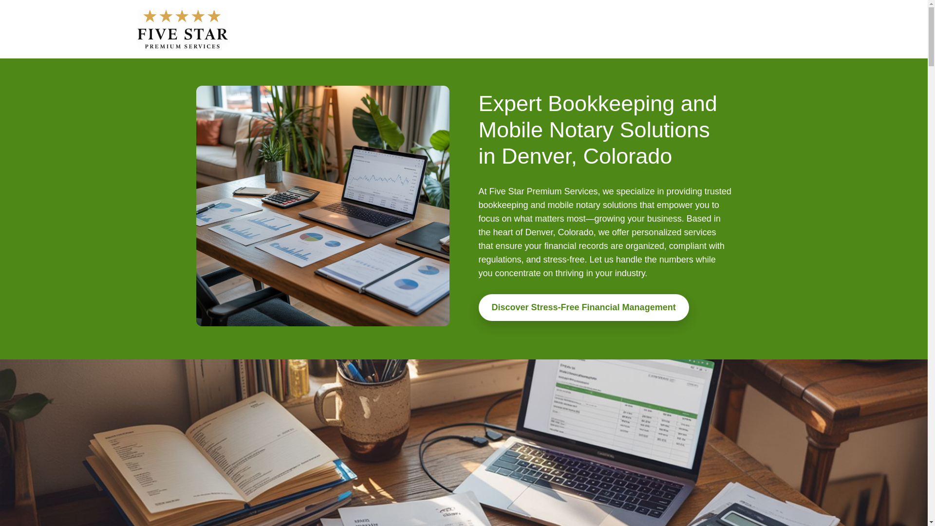 website screenshot of https://fivestarpremiumservices.com/