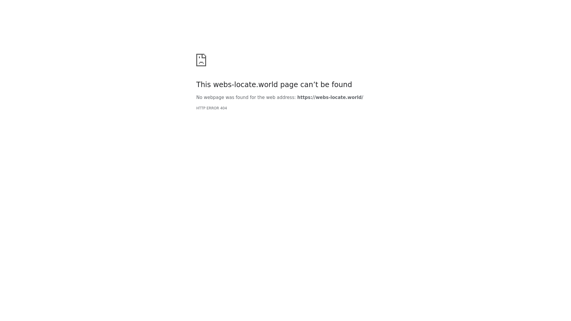 website screenshot of https://webs-locate.world/