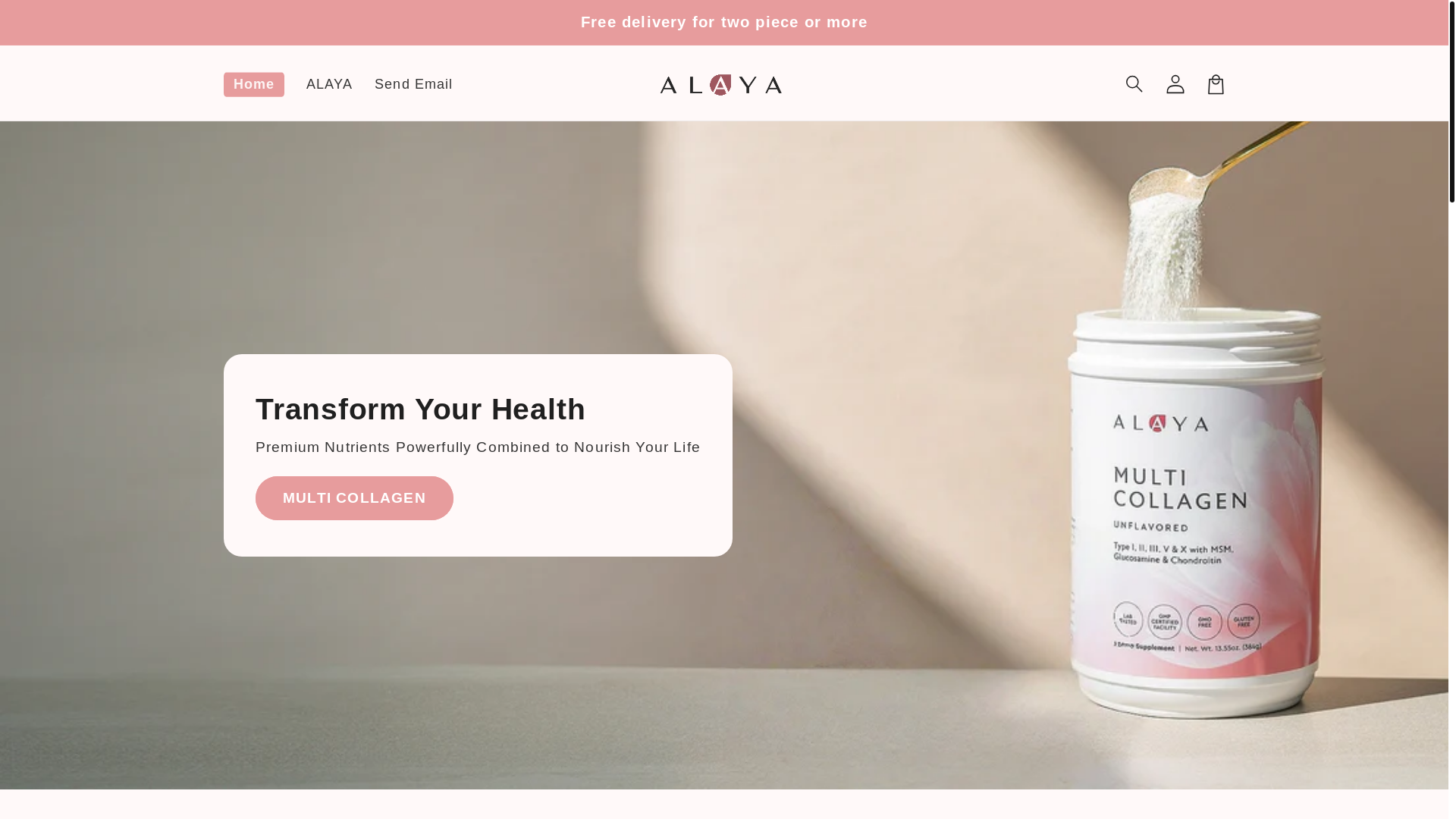 website screenshot of https://cryalaya.website/