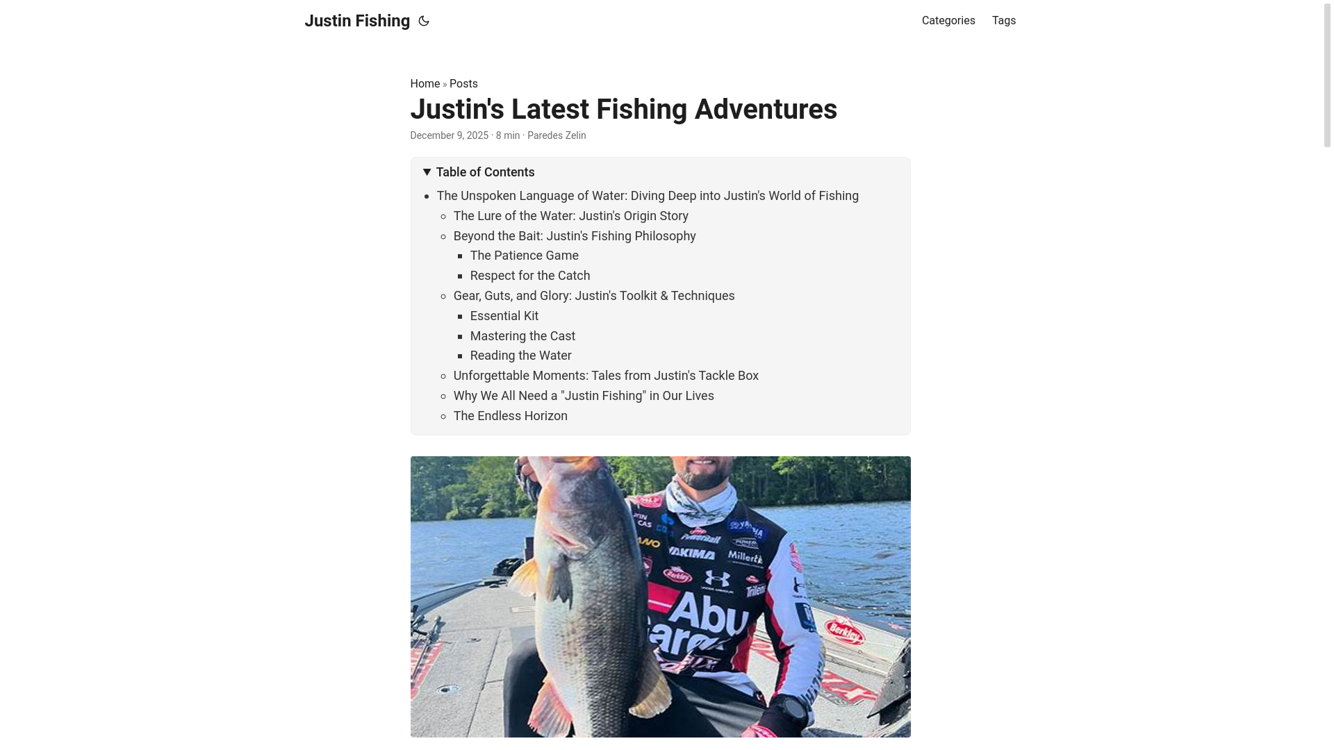 website screenshot of https://justinfishing2.pages.dev/