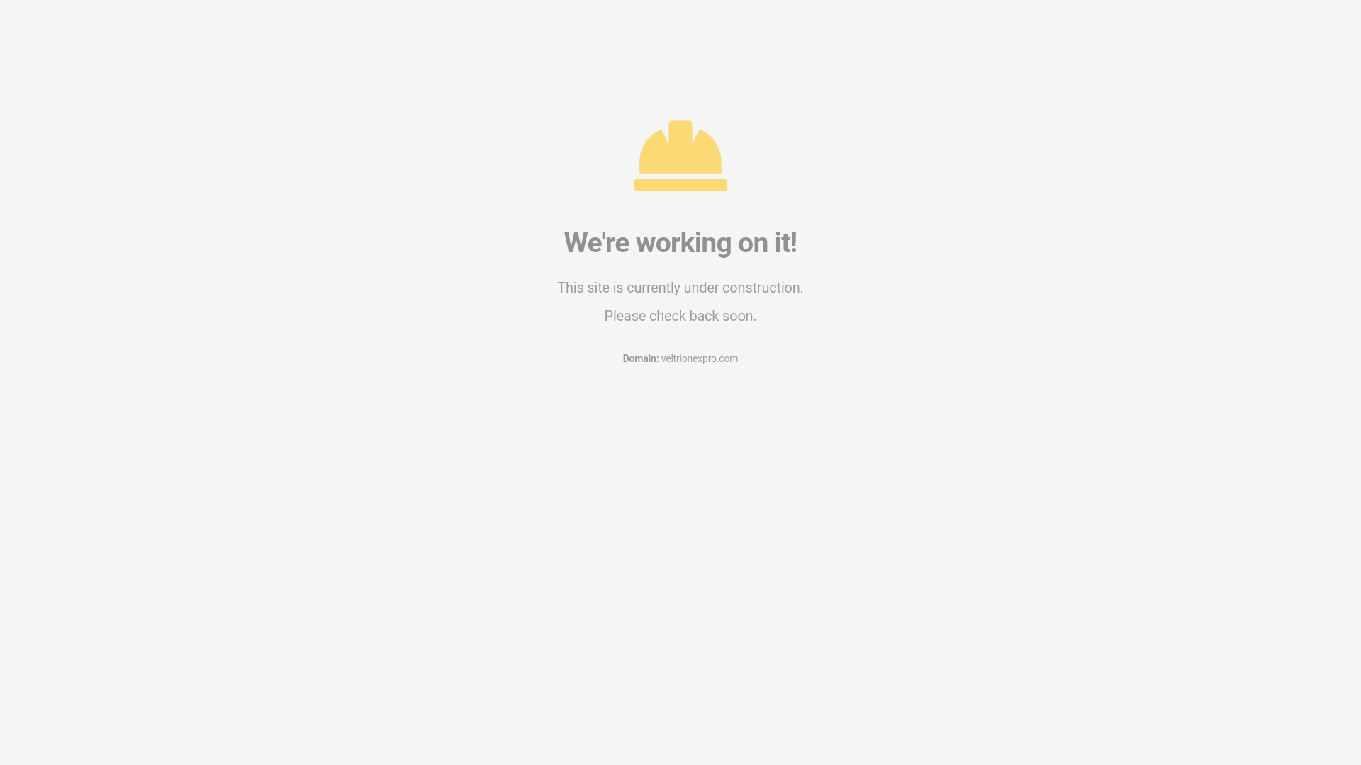 website screenshot of https://veltrionexpro.com/