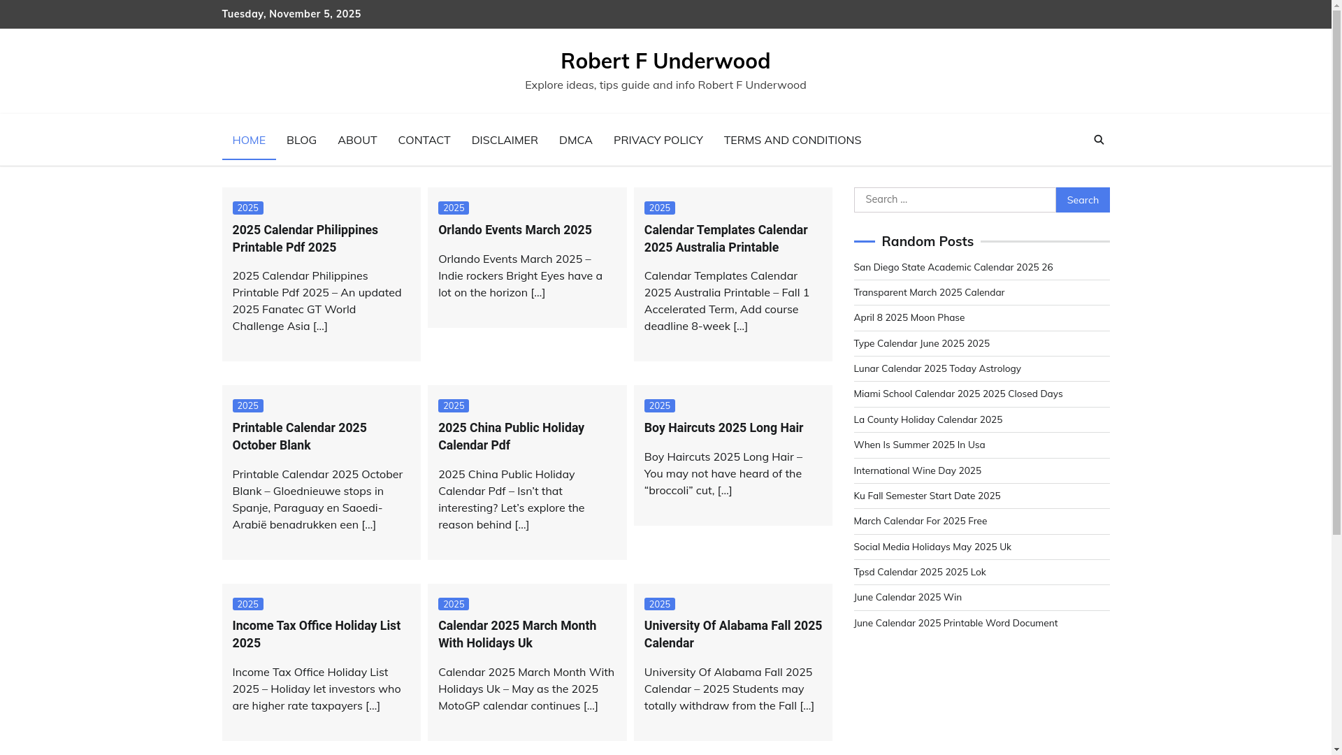 website screenshot of https://robertfunderwoode.pages.dev/