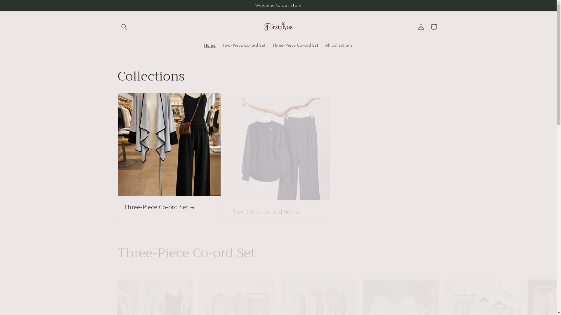 website screenshot of https://forziniys.store/