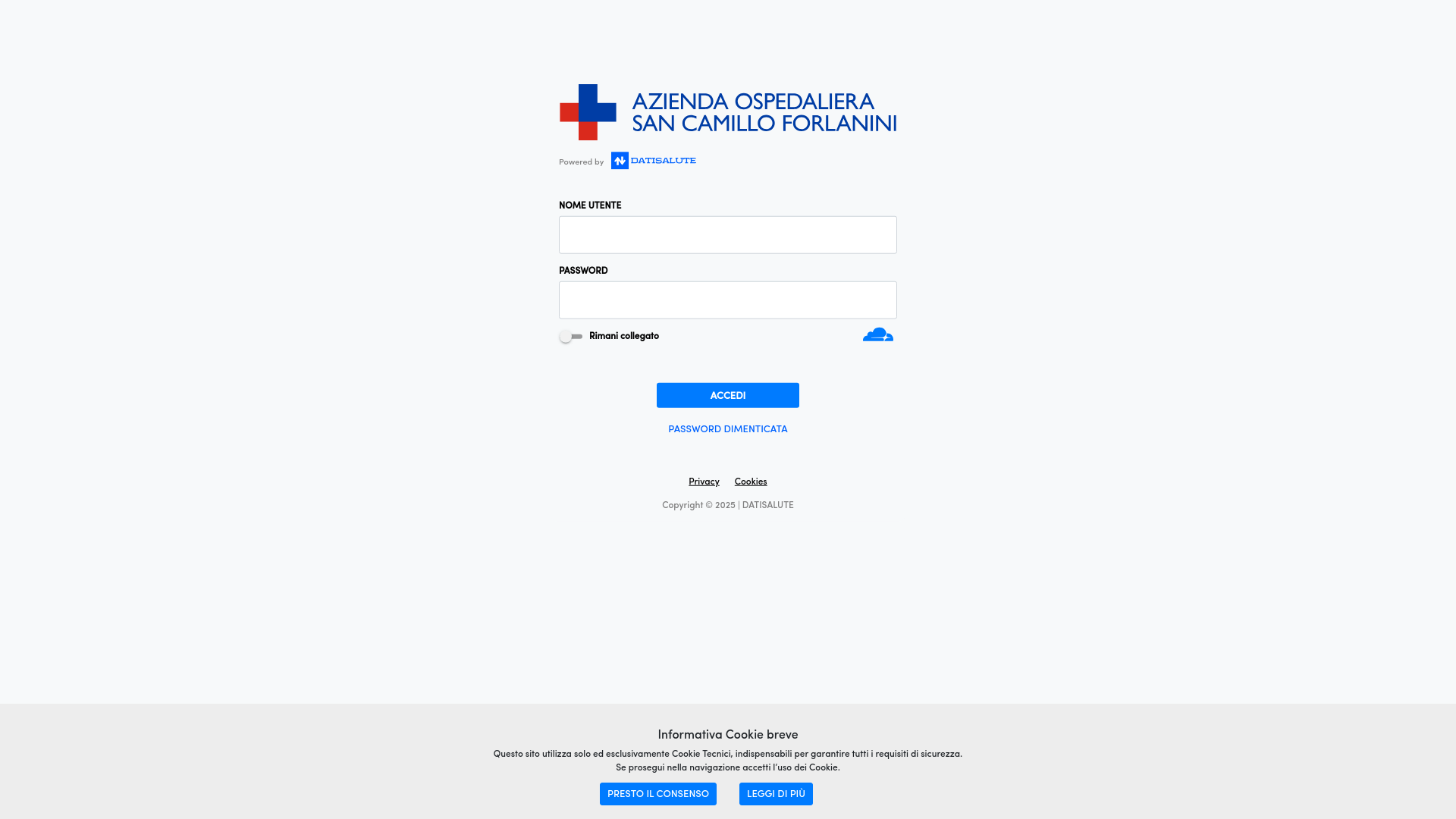 website screenshot of https://datisalute-frontend-sancamillo.pages.dev/