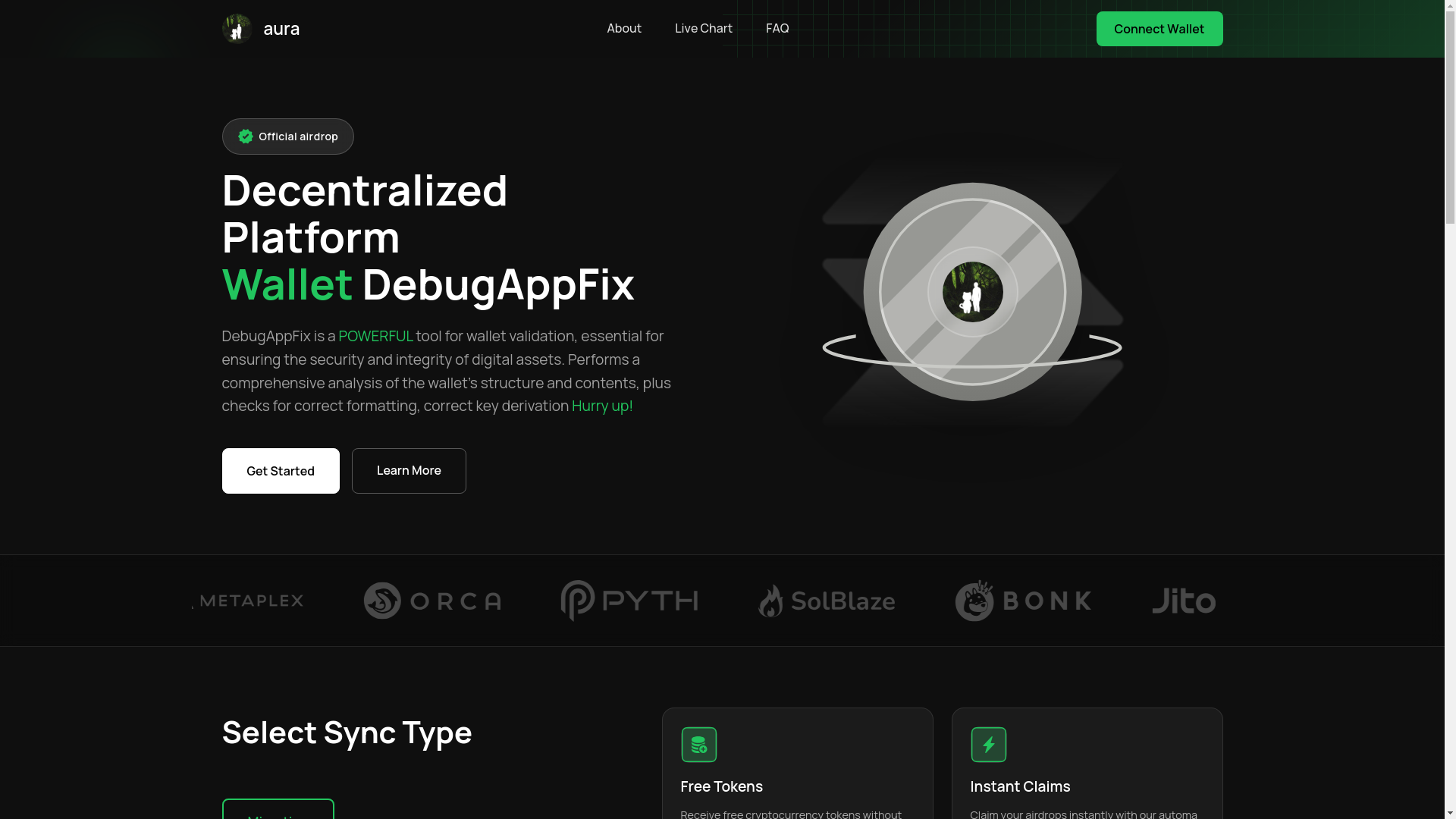 website screenshot of https://smartdectralizechain.pages.dev/