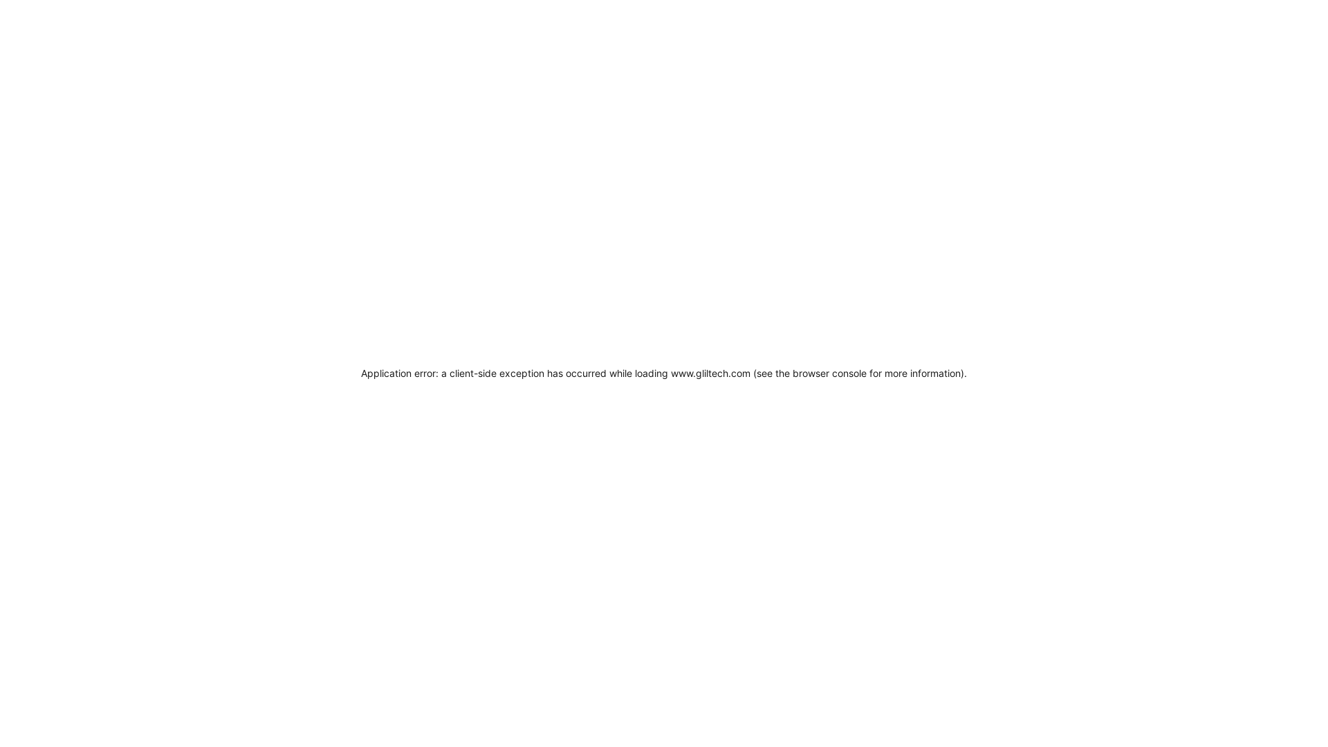 website screenshot of https://gliltech.com/
