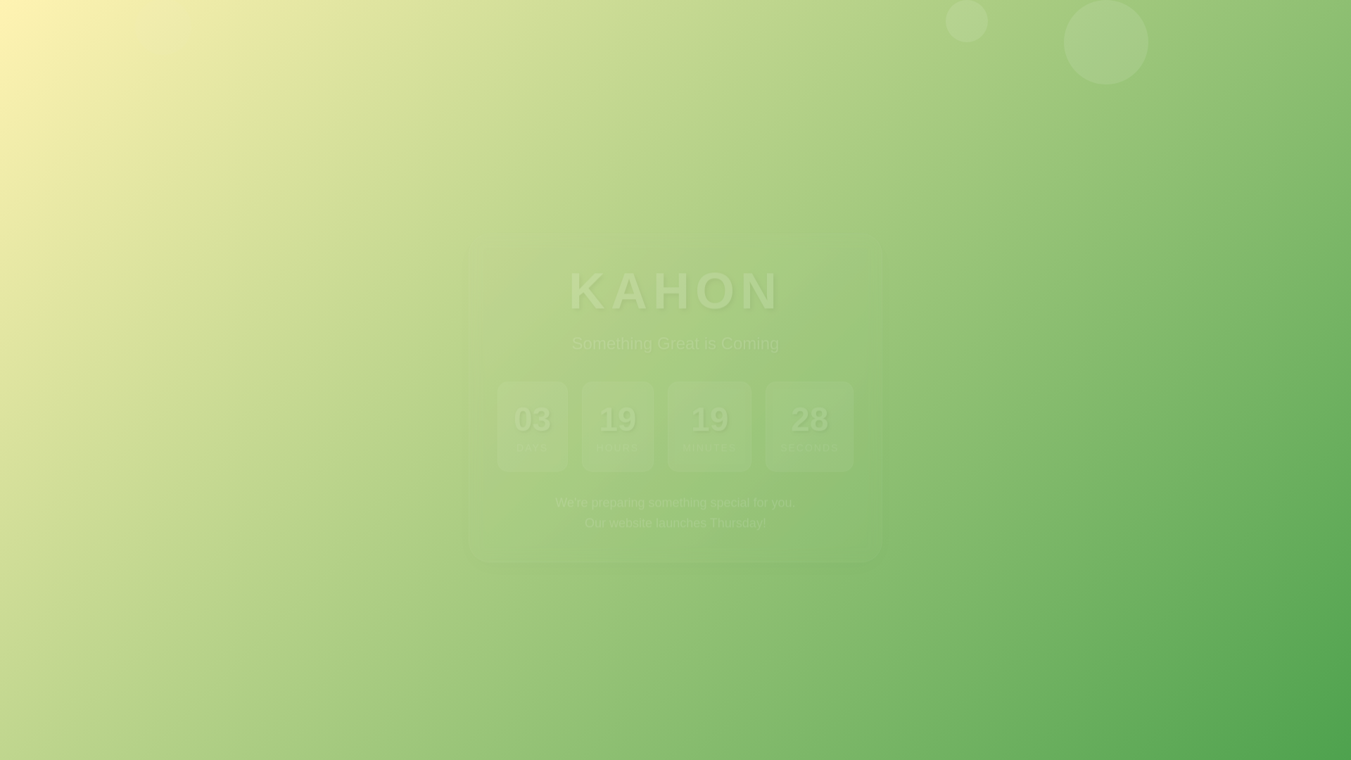 website screenshot of https://kahon.site/
