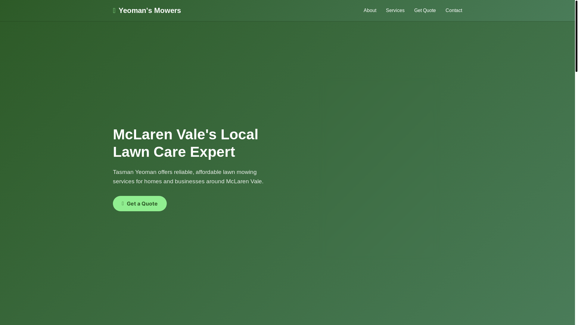 website screenshot of https://yeomansmowers.pages.dev/